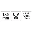 YATO Flachschneider 12/130 mm CrV60