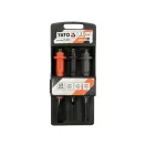 YATO Flachschneider-, Locher- und Bolzenstanzer-Set 3-teilig