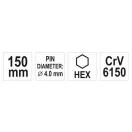 YATO Splintentreiber 4,0 x 150 mm