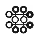 YATO Rundbürste 150 x 32 mm mit Reduzierringen Inox