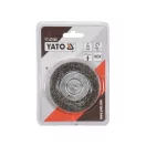 YATO Rundbürste mit Schaft 75 mm Inox