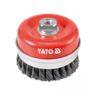 YATO Gedrehte Topfbürste M14 100 mm