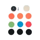 YATO Klett-Polierscheibenset 12-teilig 80 mm M14