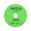 YATO Kletten-Diamantschleif- und Polierscheibe 100 mm / P1500 Nass/Trocken