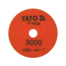 YATO Klett-Diamantschleif- und Polierscheibe 100 mm / P3000 Nass/Trocken