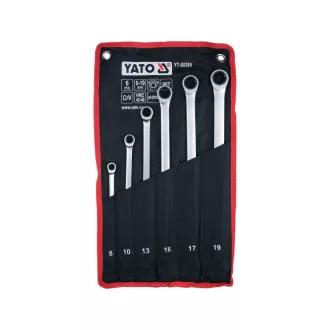 YATO Ringschlüssel-Set 6-teilig 8 - 19 mm extra lang