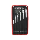 YATO Gelenk-Sternschlüssel-Set 6-teilig 8 - 19 mm extra lang
