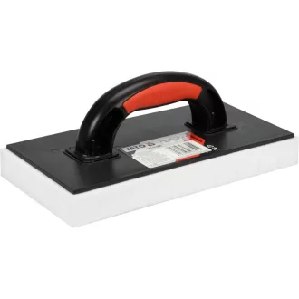 YATO Fugen Schwamm mit Ausschnitten 130 x 270/30 mm weiß