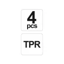 YATO Fugenauszieher Silikonblatt-Set 4-teilig