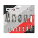 YATO Spachtelset 14-teilig inox