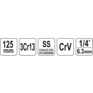 YATO Gipskartonspachtel 125 mm mit Inox-Spitze