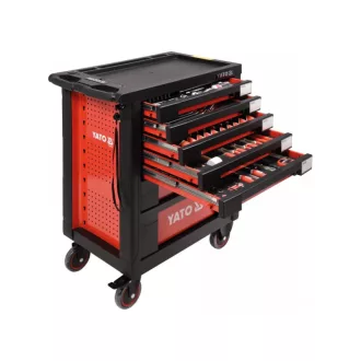 YATO Werkzeugwagen mit Werkzeugen 211 Teile