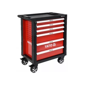 YATO Werkzeugwagen mit Werkzeugen, 177 Teile, leicht