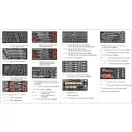 YATO Werkzeugwagen mit Werkzeugen 185 Teile