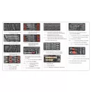 YATO Werkzeugwagen mit Werkzeugen 185 Teile