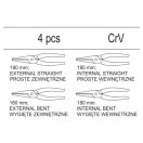 YATO Seegerzangen-Set 4-teilig (Schubladeneinsatz)