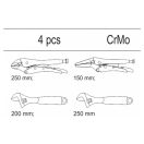 YATO Rollgabelschlüssel- und Zangensatz 4-teilig (Schubladeneinsatz)