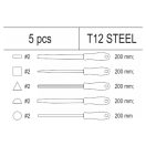 YATO Schlosserfeilen-Set 5-teilig (Schubladeneinsatz)
