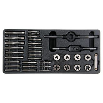   YATO Gewinde- und Gewindeschneidset (manuell) 35-teilig HSS bis M3-M12 (Schubladeneinsatz)