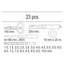 YATO Werkzeugset Set 23-teilig (Schubladeneinsatz)