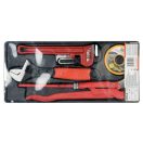 YATO Sanitärwerkzeug-Set 4-teilig (Schubladeneinsatz)