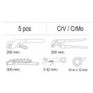 YATO Sanitärwerkzeug-Set 5-teilig (Schubladeneinsatz)