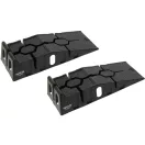 YATO Auffahrrampe, 2-teilig, 900 mm, schwarz