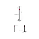 YATO Parkstopper mit Schloss