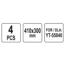 YATO Schutzfolie 410 x 300 mm für Sandstrahlkabine YT-55840