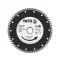 YATO Diamanttrennscheibe 180 x 2,8 x 8,0 x 22,2 mm Turbo