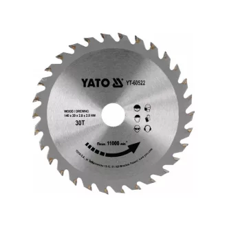 YATO Sägeblatt für Holz 140 x 20 x 2,0 mm / 30T