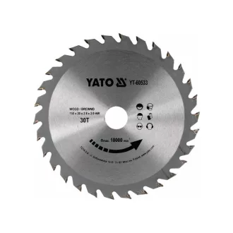 YATO Sägeblatt für Holz 150 x 20 x 2,0 mm / 30T