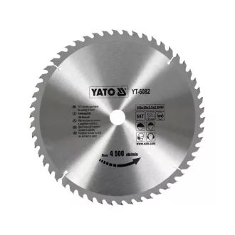 YATO Kreissägeblatt für Holz 350 x 30 x 2,5 mm / 54T