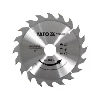 YATO Sägeblatt für Holz 350 x 30 x 2,5 mm / 84T