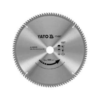 YATO Sägeblatt für Aluminium 300 x 30 x 2,2 mm / 100T