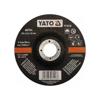 YATO Trennscheibe für Metall 125 x 2,5 x 22,2 mm