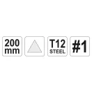 YATO Dreieckfeile 200 mm / #1 grob