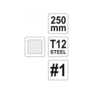 YATO Vierkantfeile 250 mm / #1 grob