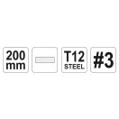 YATO Flachfeile 200 mm / #3 fein