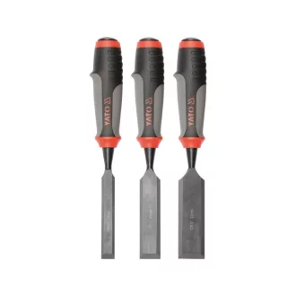 YATO Holzmeißel-Set 3-teilig mit Kunststoffgriff 16-32 mm