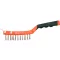 YATO Drahtbürste mit Edelstahlschaber 4 Reihen 260 mm