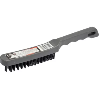 YATO Drahtbürste mit 4-reihigem Kunststoffgriff