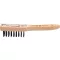 YATO Drahtbürste mit 6-reihigem Holzgriff