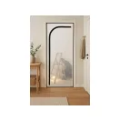 YATO Staubschutztürfolie mit Reißverschluss, Typ L, 1200x2200 mm