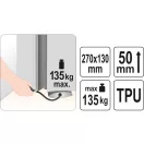 YATO Pumpenmontagepad 270 x 130 mm 135 kg
