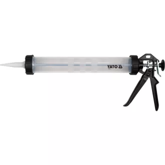 YATO Kartuschenpistole 600 ml geschlossenes Aluminium