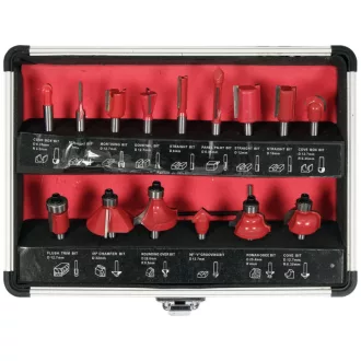 YATO Oberfräsensatz 15-teilig 6 mm