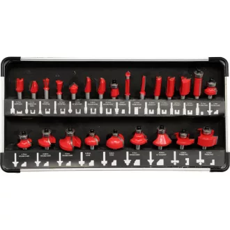 YATO Oberfräser-Set 24-teilig 8 mm