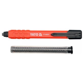 YATO Zimmermannsbleistift nachfüllbar + 5 Minen