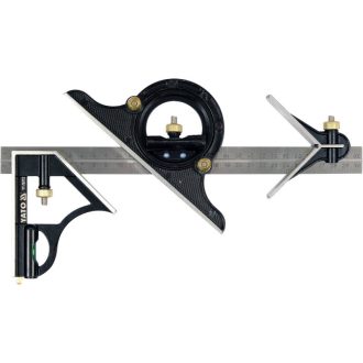   YATO Multifunktionsmessgerät (Lineal, rechter Winkel, Wasserwaage)